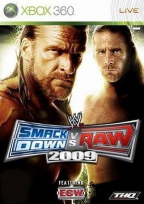 Xbox 360 - WWE SmackDown vs. RAW 2009 featuring ECW DE mit OVP Top Zustand