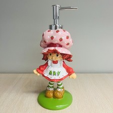 Strawberry Shortcake Ceramic Soap Lotion Dispenser Pump 8.5"