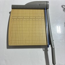 12" Quartet Paper Cutter Model 9112 Good Condition Sharp Blade