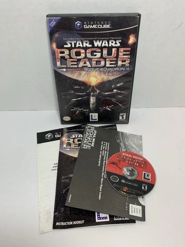 Star Wars: Rogue Leader -- Rogue Squadron II (GameCube, 2001) Great Disk -Tested