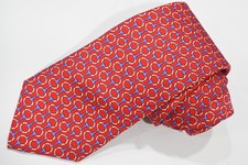 BROOKS BROTHERS MAKERS RED SILK MEN'S Neck Tie W:3 1/4" BY L:60"