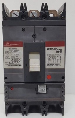 GE SGLA36AI0400 SPECTRA RMS CIRCUIT BREAKER, 400 AMP, 3 POLE, 600VAC