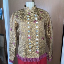 Women Brocade Satin Jacket Ikon Clothing Chinese Traditional Vintage mbc