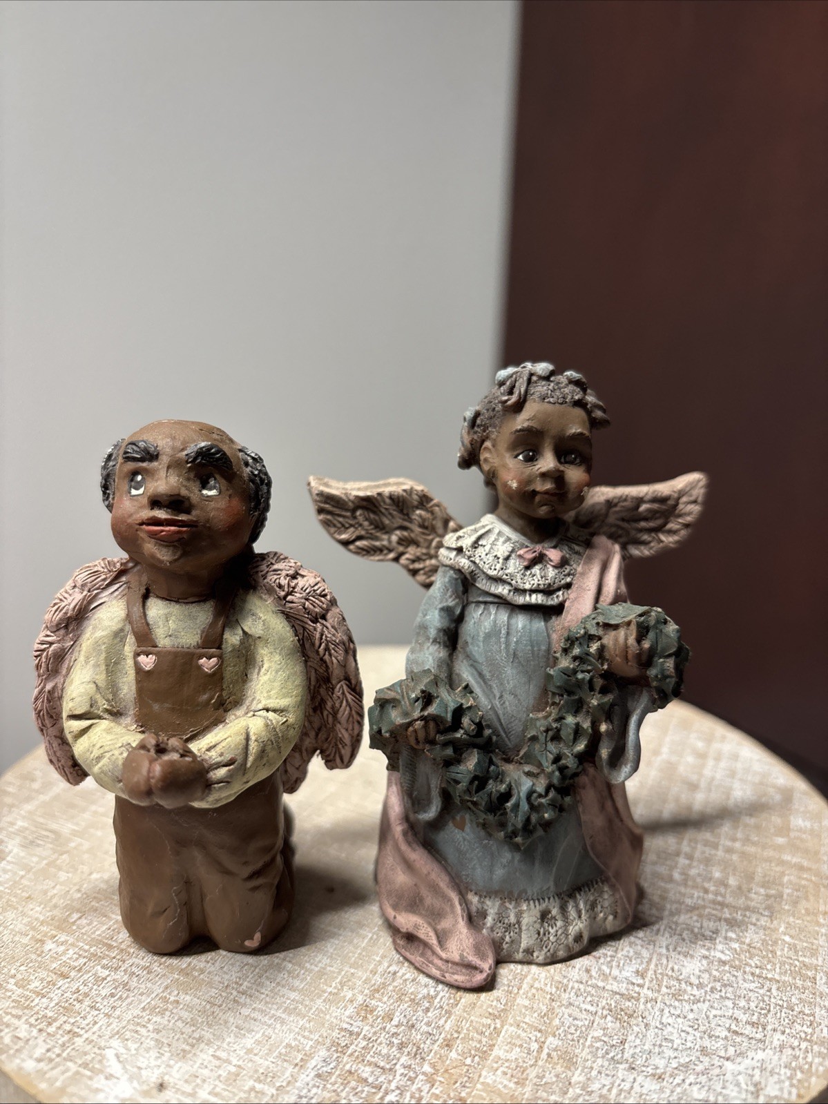 Vintage Sarah's Attic Husband and Wife Angels (set of 2)