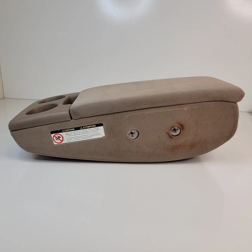 2000-2005 Toyota Tundra Center Console Jump Seat Cupholders Storage Brown OEM - Изображение 4 из 4