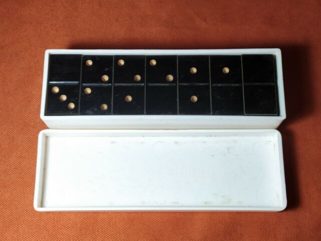 Vintage Made In USSR Dominoes Set Russian Game DOMINO Soviet Times