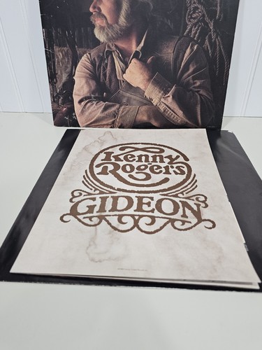 Kenny Rogers Gideon LP Vinyl Record LOO-1035 1980 w/Poster & Lyrics Tested - Picture 8 of 10