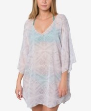 NEW O'Neill Bevie Gray Tunic Swimwear Cover Up size M/L Medium/Large
