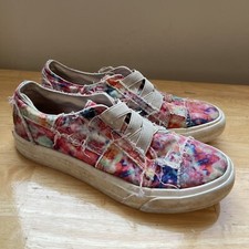 Blowfish Malibu Kids Girl Marley Floral Canvas Toddler SZ 1 Slip-On Sneakers