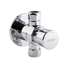 Delay Action Shower Tap Self-Closing Non-Concussive Valve Chrome ENKI BT4023