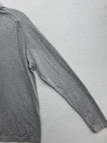Lululemon Sweater Mens Small S Gray Pullover 1/4 Zip Athleisure Performance - Picture 8 of 10
