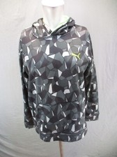 PUMA Size XL 18-20 Boy Multicolor Front Pocket Fleece Lined Athletic Hoodie 899