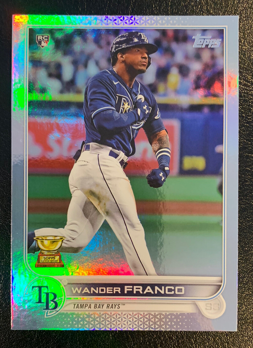 2022 Topps Series One WANDER FRANCO #215 Rookie Rainbow Foil - Rays