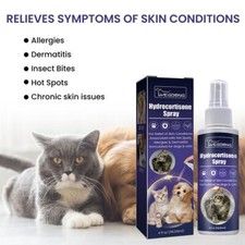 New Hydrocortisone Spray Pet Anti Itching Spray For Dogs and Cats US 2025