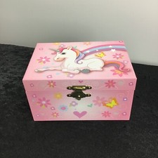 Goki, puszka na biżuterię, szkatułka, zabawkowy zegar, dzieci, dziewczynka, jednorożec, melodia