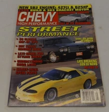 MAY 1996 CHEVY HIGH PERFORMANCE MAGAZINE, '70 CHEVELLE, 383 BRACKET BUILD