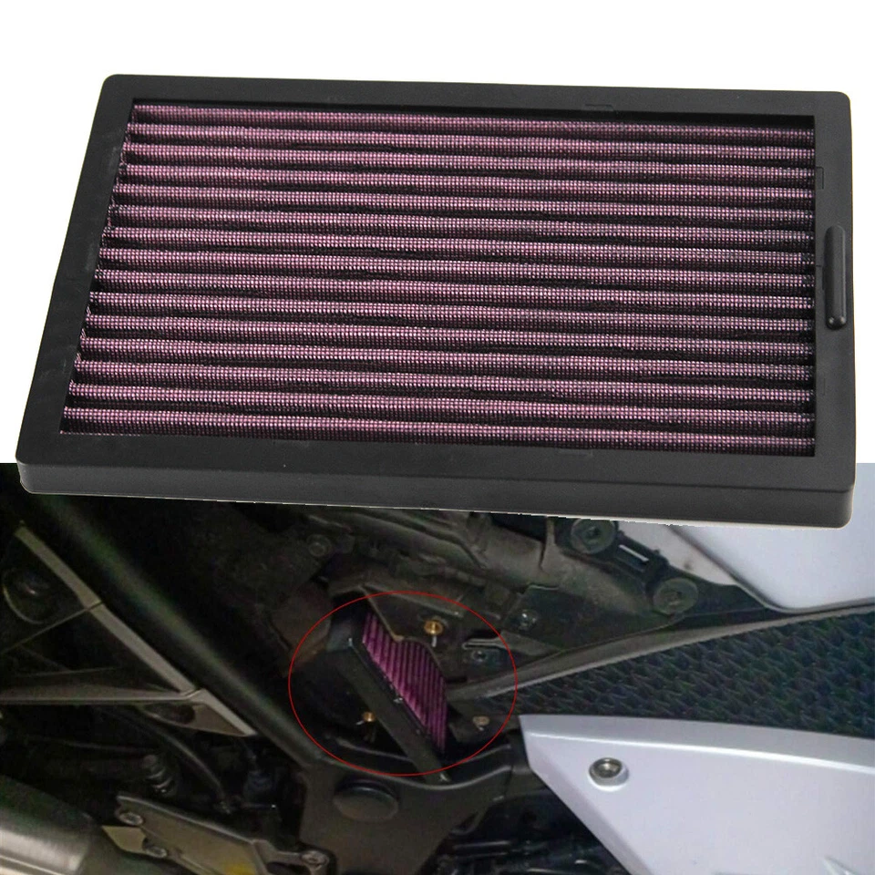 Air Intake Filter Cleaner For Kawasaki Ninja 250R EX250J 2008 2009 2010 2011 12 - Image 2 of 4