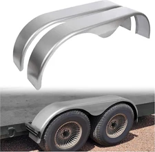 2Pcs Tandem Trailer Pair for 13"-15" Inch Wheels Fender Double Axle Teardrop