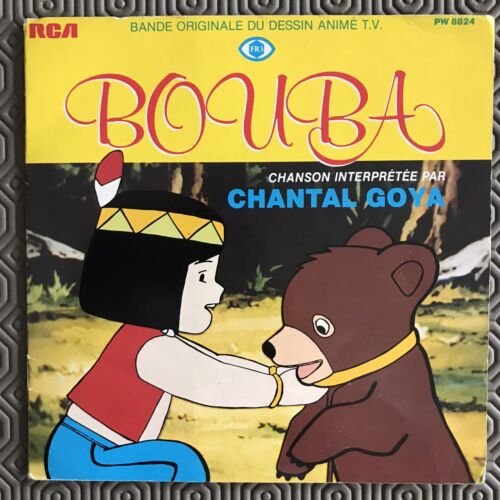 Bouba Chantal Goya Bande Originale Du Dessin Animé T.V. Vinyle (7’) 45 Tours - Afbeelding 1 van 7