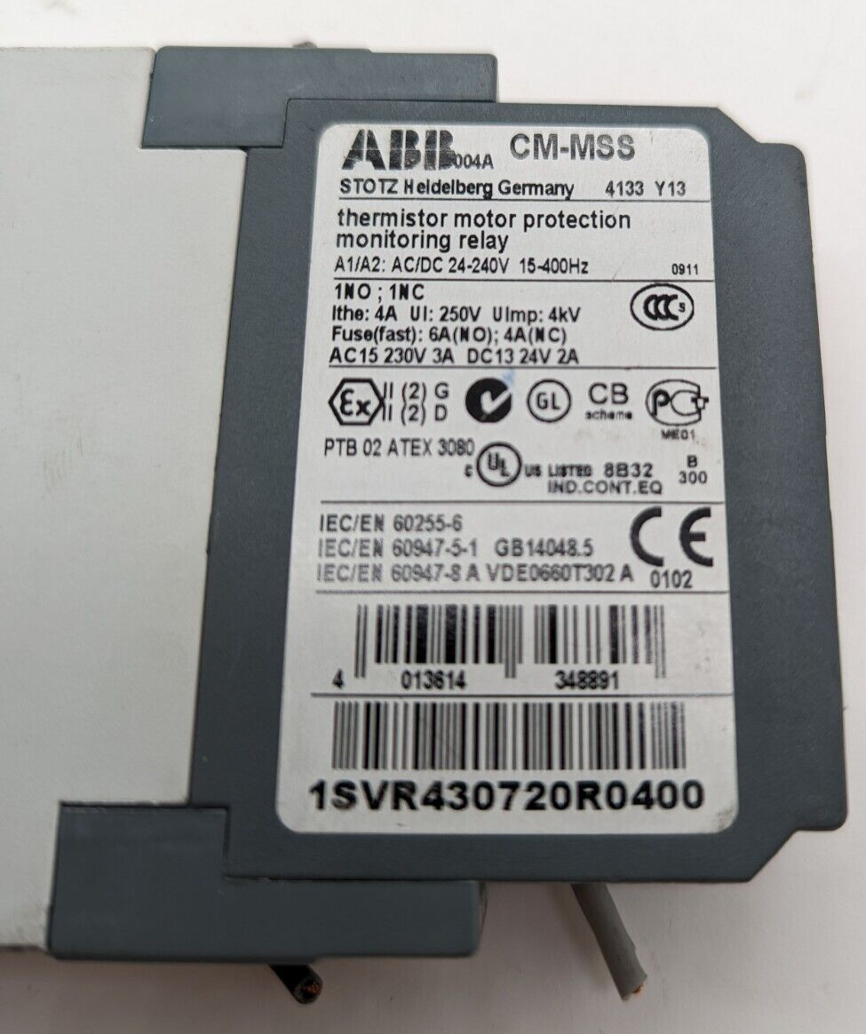 ABB CM MSS 1SVR430720R0400 Thermistor Motorschutzrelais eBay