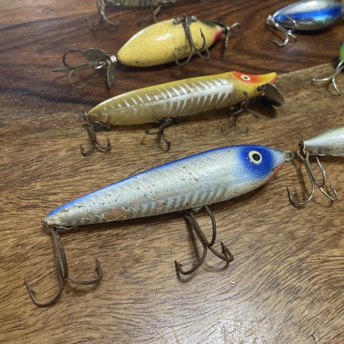 Heddon Vintage Fishing Lures. Zaragossa. Vamp Spook. Crazy Crawler. SOS Minnow - 第 2/20 張圖片