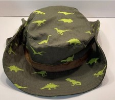 Wonder Nation Dinosaur Discovery Kids Sunhat Safari Green One Size