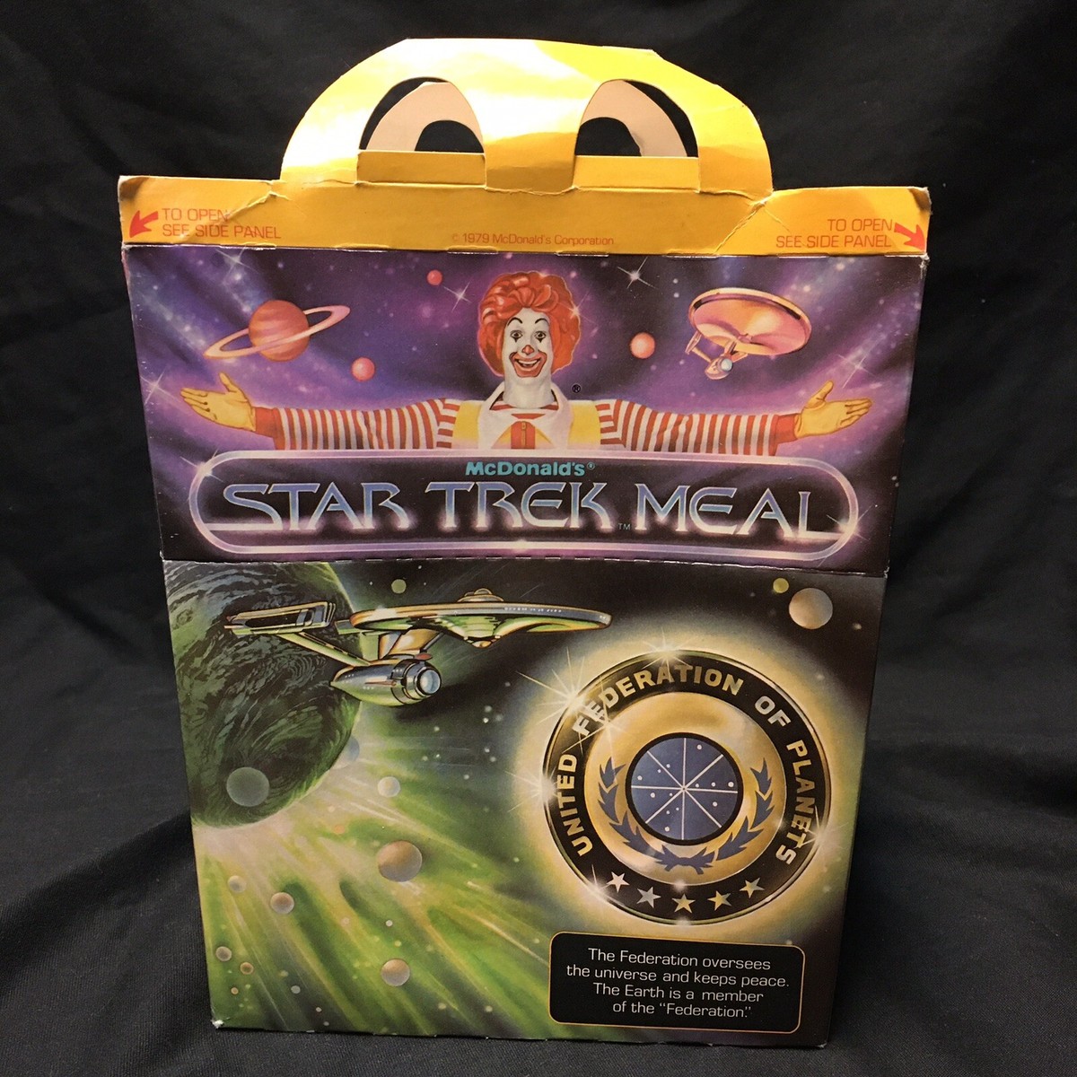 Star Trek Happy Meal Box 1979 Movie McDonalds Spock Vintage | eBay