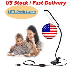 USB Clip-On Lamp USB Desk Lamp Reading Table Lamp LED Light Library Clip Lamp