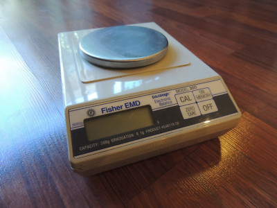 Fisher EMD 300 300g 0.1g Lab Electronic Digital Balance Scale S40119-2B w/Error