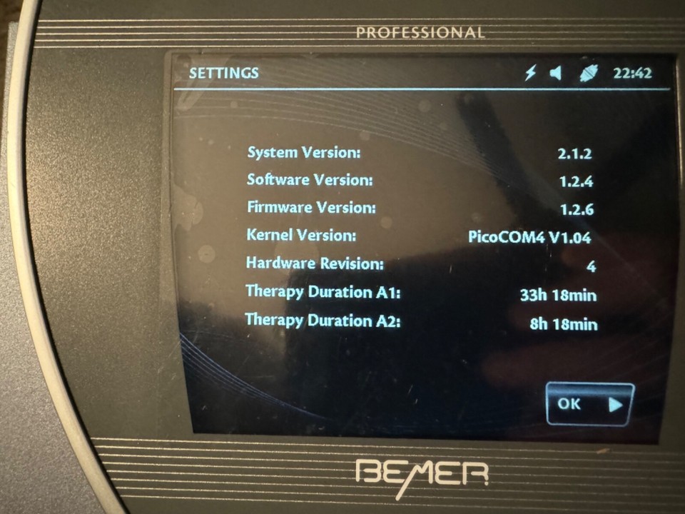 BEMER Professional Set PEMF Therapy Mat Set, All Original Accessories