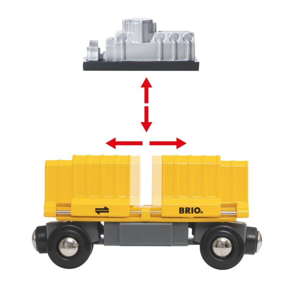 Thumbnail - Brio Güterzug Mit Drei Waggons