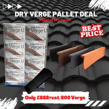 Easy-Trim Universal Dry Verge System Black (Pallet of 800)