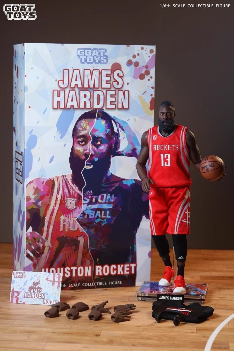 Goat Toys Rockets James Harden Basketball Player 1/6 Action Figure
