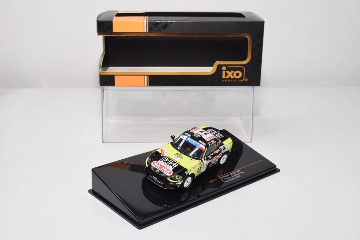 Miniature Ixo 1/43 Fiat Abarth 124 RGT - Rallye Monte Carlo 2018, N°25, Diecast