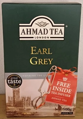 AHMAD TEA , Earl Grey , 500 gr, Té Nero , Scadenza 2027 - Imagen 1 de 2