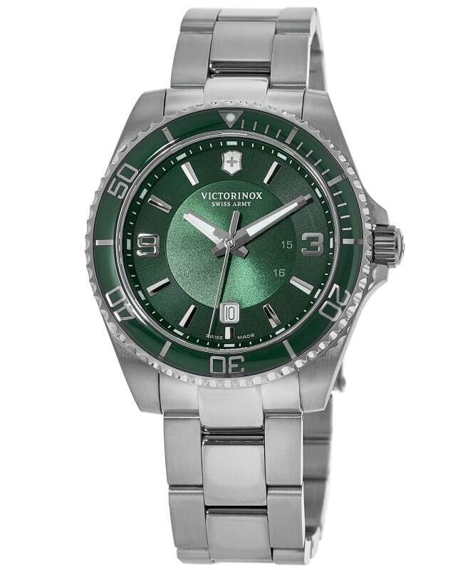New Victorinox Swiss Army Maverick Large Quartz Green Dial New Victorinox Swiss Army Maverick Large Quartz Green Dial