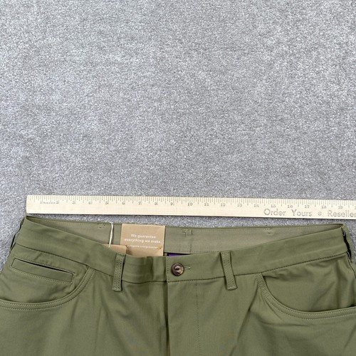 Patagonia Men's Transit Traveler 5 Pockets Chino Pants Size 40 Olive Sage Khaki - Picture 6 of 11