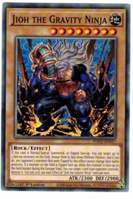 Yu Gi Oh Jioh the Gravity Ninja PHHY-EN017 Boosterfrisch 1. Auflage Günstig