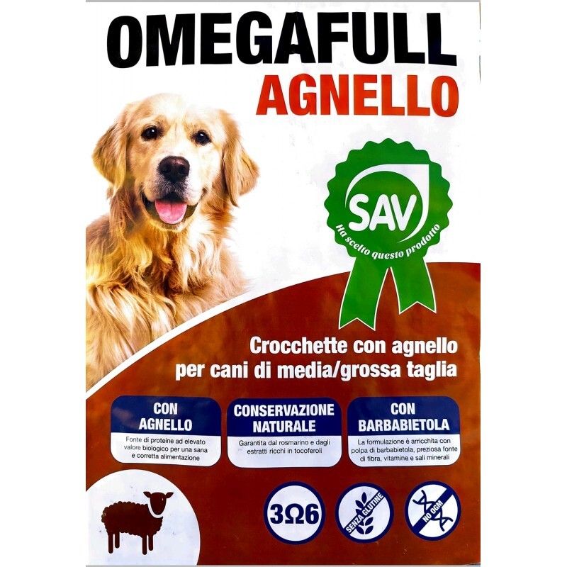 14Kg FORZA 10 OMEGAFULL adult M/L per cani con agnello