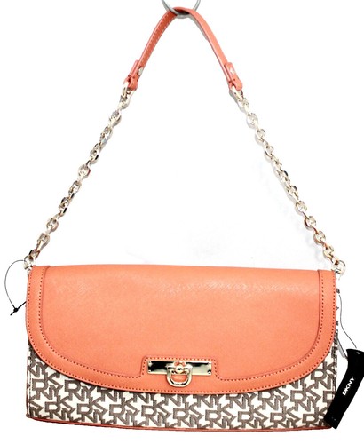 DKNY Maxine Backpack Leather Sahara Yellow Orange Bag NWT | eBay display picture 2