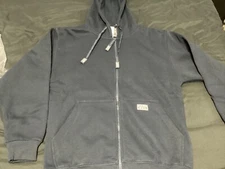 (SZ S) Pro Club HeavyWeight Fleece Full Zipper Hoodie (Navy)