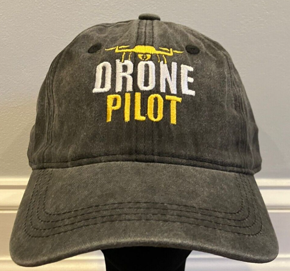 DRONE AIRCRAFT PILOT HAT - BASEBALL CAP - DJI AUTEL DRONE FLIGHT CAP - ACCESSORY-image