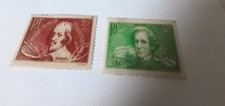 Timbres de FRANCE de 1936 n° 330 et 331 neufs avec défauts au verso
