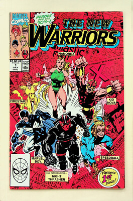 New Warriors #1 (Jul 1990, Marvel) - Very Good