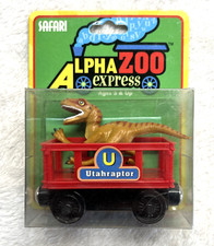 Safari Alpha Zoo Express Red UtahraptorTrain Thomas Friends Wooden Railway