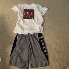 BOYS NIKE AIR JORDAN Shirt Shorts 2 Piece Set SIZE Large/Medium