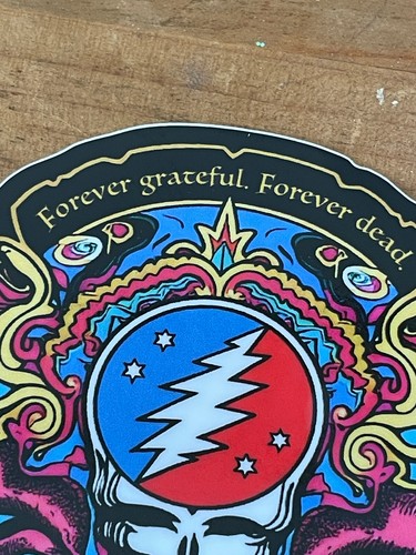 Pegatina de vinilo premium Grateful Dead Steal Your Face Forever 3 en ENVÍO GRATUITO - Imagen 4 de 4