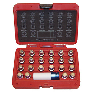 Lock Technology 4150 Vw Audi Wheel Lock Key Kit - Picture 1 of 1