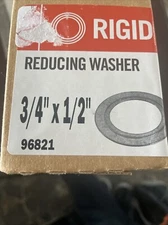 Rigid Halex reducing washers 3/4 X 1/2 - Large Lot  -100 new in Box -  In Bags