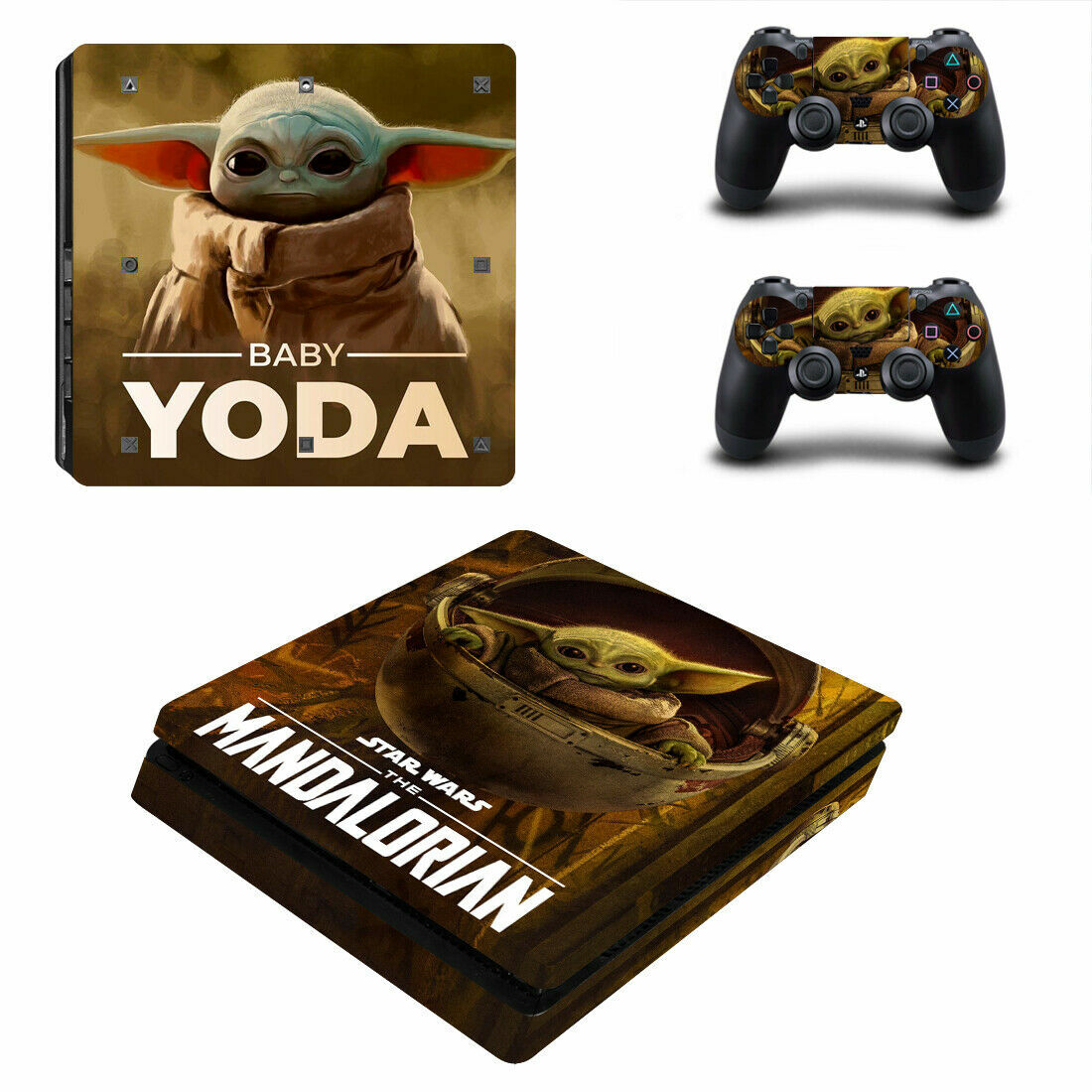 sætte ild sælger Garderobe PS4 Slim Console Controllers Skin Decal Stickers Star Wars Mandalorian Baby Yoda | eBay sætte ild sælger Garderobe PS4 Slim Console Controllers Skin Decal Stickers Star Wars Mandalorian Baby Yoda | eBay